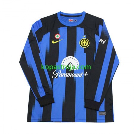 Billiga Fotbollströjor Inter Milan Hemma tröja 2023/24 Långärmad